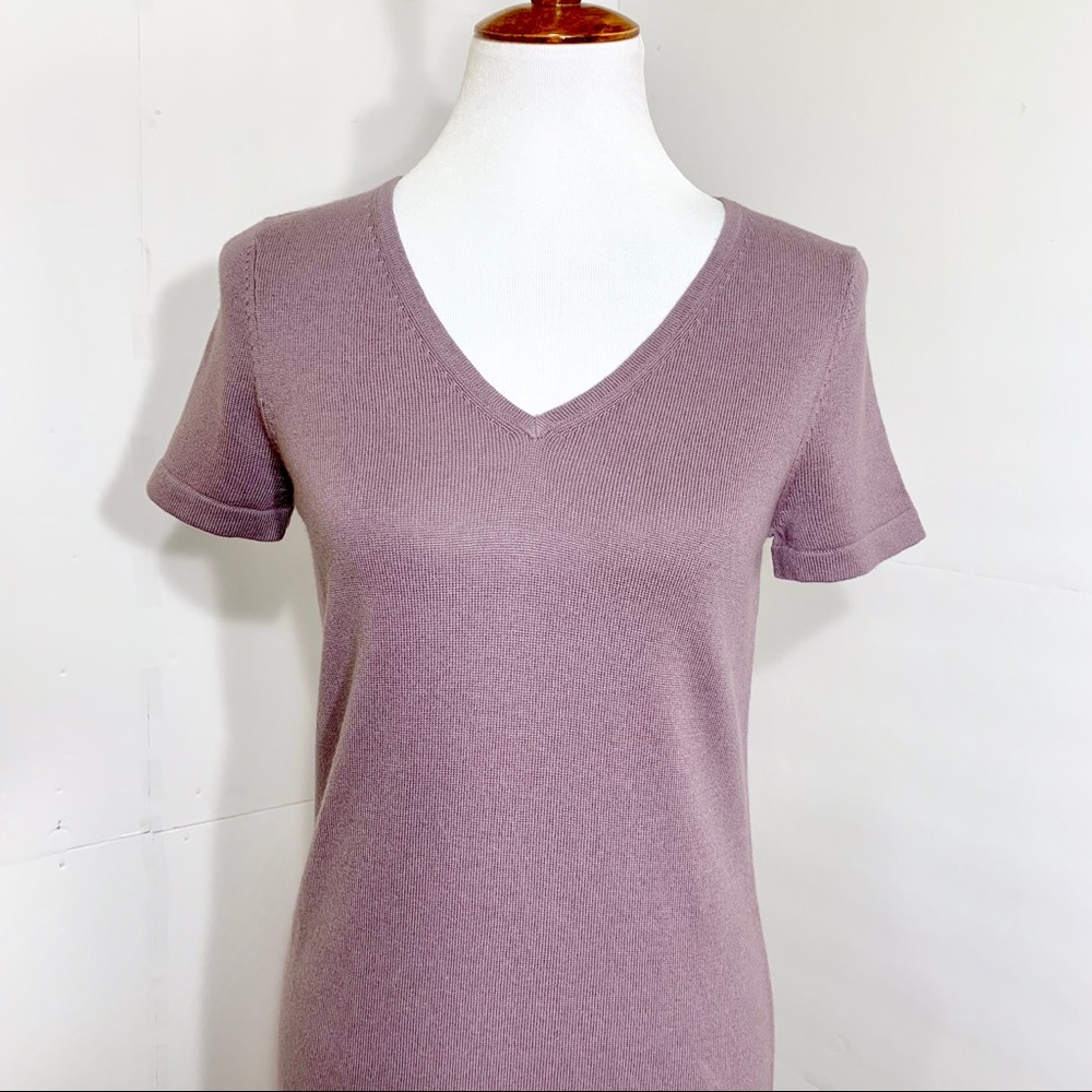 SOLD-BCBGMaxAzria Cashmere Silk Blend Tunic Dress - Picture 2 of 8